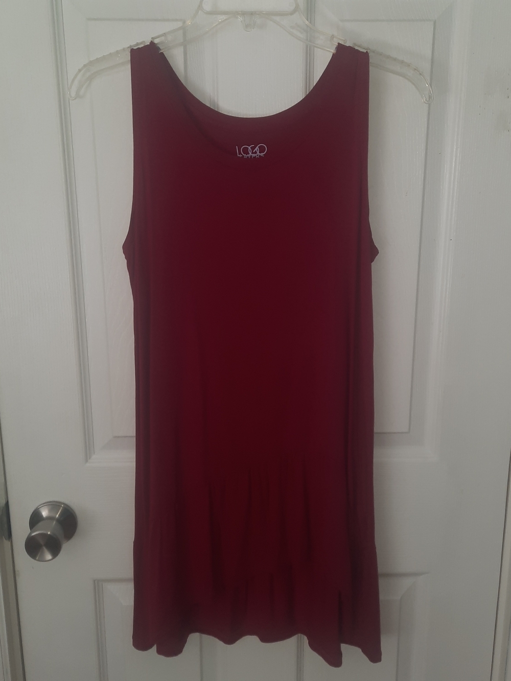 LOGO Sleeveless Tunic Tank Top